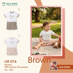 UALA ROGO - BỘ CỘC PONYY BROWN UR074