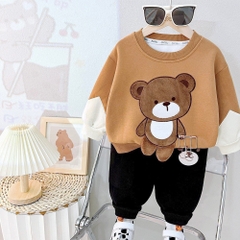 SA Set nỉ Gấu nâu (6-14)