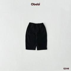 OBEBI - Quần kaki trẻ em mùa hè thêu túi OBEBI (73-120)
