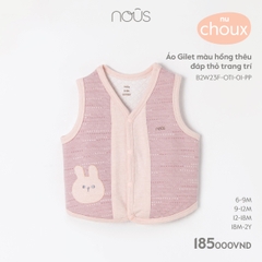 Nous Áo gile thêu(S6-18M)