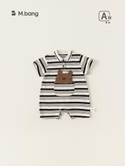 LB - Body kẻ cổ polo đính gấu(66-100)