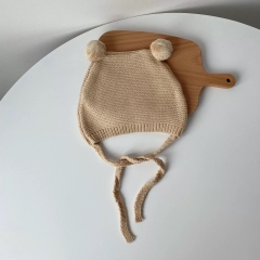 MIM - Mũ len quả bông cột dây(3M-2Y)