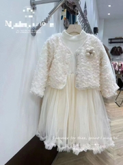 MT Set váy công chúa áo đính hoa(110-150)