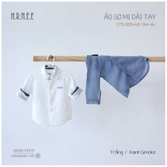 HRNEE Áo sơ mi dài tay (S18M-4Y)