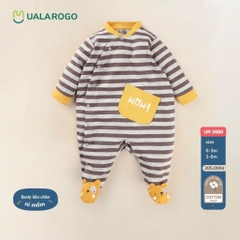 UALA ROGO Body liền chân nỉ(0-6M)