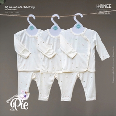 HONEE - BỘ SƠ SINH CÀI CHÉO TINY (0-6M)