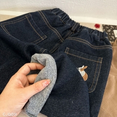 TH Quần JEANS túi thêu thỏ(90-140)