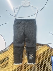 SA Quần legging lót lông thêu thỏ(110-150)