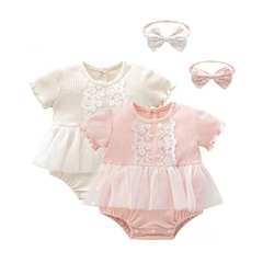 MT - Bodysuit ren ngực+turban nơ(59-80)