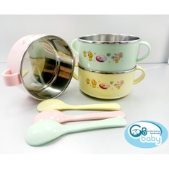 GB BABY - BÁT INOX CÓ NẮP THÌA 8818