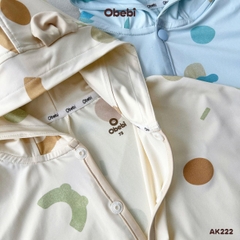 OBEBI - Áo khoác chống nắng vải thun chống tia UV họa tiết đáng yêu OBEBI (73-120)
