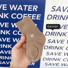 MIM Tất len thêu chữ R(S,M)