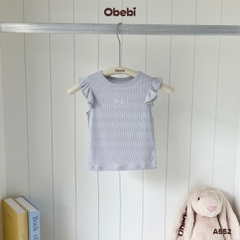 OBEBI - Áo thun cánh tiên thêu nơ OBEBI (73-120)