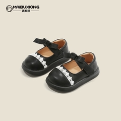 LB - Giày MAIBUXIONG búp bê đính nơ phối ren(18-25)