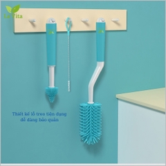 LAVITA - SET 3 CỌ BÌNH NÚM TI ỐNG HÚT M6355