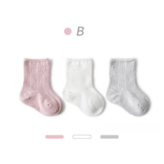 MIM Set 3 đôi tất trơn(Xs-M)