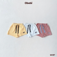 OBEBI - Quần đùi kẻ sọc đi biển OBEBI (73-120)