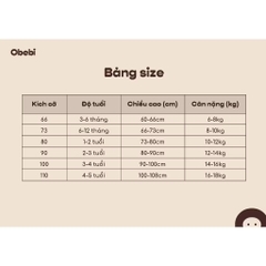 OBEBI - Bộ cộc tay ragla in hình (66-110)