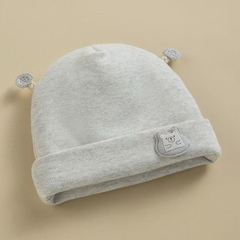 SP - Mũ cotton đính gấu(0-6M)
