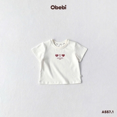 OBEBI - Áo thun cộc tay Trái tim OBEBI (73-120)