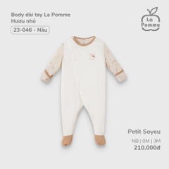 LA POMME Body dài tay hươu nhỏ(NB-3M)
