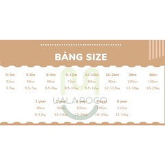 UALA ROGO Bộ quần áo dài tay có túi (6-24M)