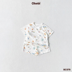 OBEBI - Bộ cộc hoạt tiết biển cả OBEBI (66-120)