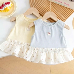 TL - Áo sát nách cherry viền bèo (80-130)