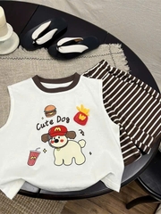 BK - Bộ ba lỗ Cute Dog (80-120)