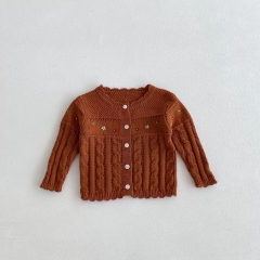 LB - Cardigan len thừng hoa viền bèo(80-130)