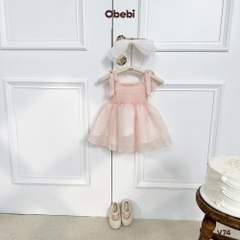 OBEBI - Váy 2 dây sinh nhật mùa hè OBEBI (73-120)