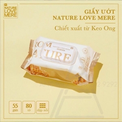 NATURE LOVE MERE - KHĂN GIẤY ƯỚT CAO CẤP