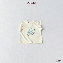 OBEBI -Áo thun in hình thỏ tiên cá OBEBI (73-120)