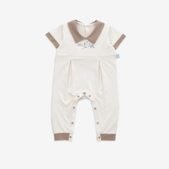 BUBABY - Body ngắn tay cổ Peterpan(1-9M)