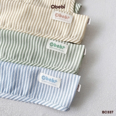 OBEBI - Bộ ba lỗ kẻ sọc mùa hè OBEBI (73-120)
