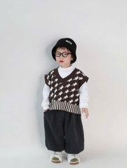 TL - Gile len nâu hoạ tiết be(80-130)
