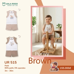 UALA ROGO - BỘ BA LỖ PONNY BROWN UR515