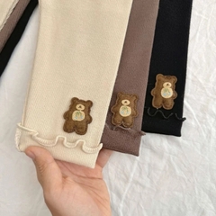 TH - Quần legging tăm đính gấu(90-130)