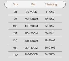 LB - Váy ba lỗ đính nơ(80-150)
