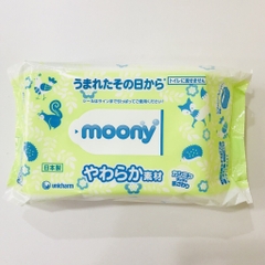 MOONY - KHĂN GIẤY ƯỚT 76 TỜ