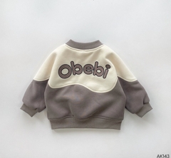 OBB Áo bomber nỉ kem chảy(73-100)