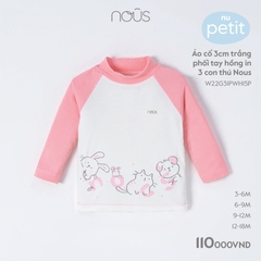 Nous Áo cổ 3cm in hình(S3M-12M)