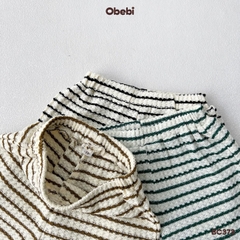 OBEBI - Bộ ba lỗ trẻ em mùa hè họa tiết kẻ ngang OBEBI (73-120)
