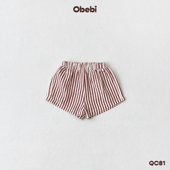 OBEBI - Quần đùi kẻ mùa hè OBEBI (73-120)