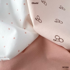 OBEBI - Bộ ba lỗ hoạ tiết cherry(66-110)