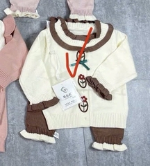 SA Set len nhí nâu cổ bèo(66-90)