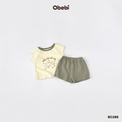 OBEBI - Bộ cộc tay ragla in hình (66-110)