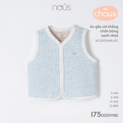 Nous Áo Gile CT chần bông xanh nhạt(S3-12M)