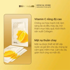 SHINCOS.LAB - MẶT NẠ CAO CẤP THUẦN CHAY TINH CHẤT VITAMIN C