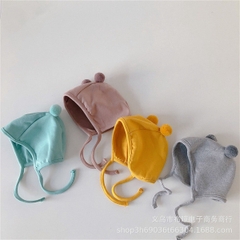 OBB Mũ vải 2 quả bông Freesize 4-18M